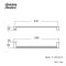 K-1393-46-N ราวแขวนผ้า 60 ซม. รุ่น ACACIA EVOLUTION