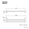 K-1394-52-N ราวแขวนผ้าแบบคู่ 60 ซม. รุ่น ACACIA EVOLUTION