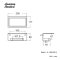 K-1498-90-N ที่ใส่กระดาษชำระแบบเดี่ยว พร้อมชั้นวาง รุ่น CONCEPT SQUARE