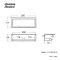 K-1499-90-N ที่ใส่กระดาษชำระแบบคู่ พร้อมชั้นวาง รุ่น CONCEPT SQUARE