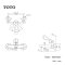 TBS04302T ก๊อกผสมสำหรับลงอ่างอาบน้ำและยืนอาบ ชนิดติดผนัง (ไม่รวมชุดฝักบัวสายอ่อน)