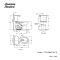 TF-2588SC-WT-0 สุขภัณฑ์สองชิ้น ใช้น้ำ 4.8 L พร้อมฝารองนั่ง Soft Close รุ่น Cadet III