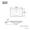 WP-F433-WT อ่างล้างหน้า แบบฝังใต้เคาน์เตอร์ รุ่น NEO MODERN 80V