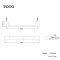 YT902S6 ราวแขวนผ้า (ความยาว: 600 มม.)