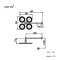 Z74 ฝักบัวก้านแข็งแบบ 4 วง รุ่น MODULAR