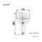 Z88V(HM) หัวฝักบัว 3 ฟังก์ชั่น (ปุ่มกดเปลี่ยนฟังก์ชั่น)