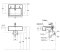 LW647CJT1W/F อ่างล้างหน้าฝังครึ่งเคาน์เตอร์