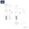 HFVSB-2000D1 ก๊อกเดี่ยวอ่างล้างหน้าตั้งพื้น รุ่น SMOOTH