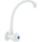 HFWHT-1120TW1 ก๊อกเดี่ยวอ่างล้างจานพลาสติก คอสวิง แบบติดผนัง รุ่น TRUFLO TW1