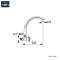 HFWHT-1120TW1 ก๊อกเดี่ยวอ่างล้างจานพลาสติก คอสวิง แบบติดผนัง รุ่น TRUFLO TW1