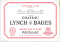 CHATEAU LYNCH BAGES 2011
