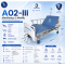 เตียงผู้ป่วย 3 ไกร์ มือหมุน ราวสไลด์ | A02-III