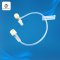 EXTENSION WITH T สายเอ็กซ์เทนชั่น 15 cm. (50 ชิ้น/กล่อง)