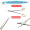 คีมจับเข็มผ่าตัดด้ามชุบทอง (Needle Holder) สแตนเลส ขนาด 14 / 16