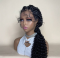 CURLY FRONTAL BRAIDS WIG