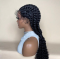 CURLY FRONTAL BRAIDS WIG