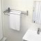 FOLDING STAINLESS STEEL WALL MOUNTED TOWEL RACK