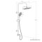 WSP-9312C RAIN SHOWER SET 3 FUNCTION