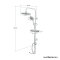 WSP-9313BK RAIN SHOWER SET 3 FUNCTION
