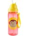 Zoo Straw Bottle Pp Monkey ขวดน้ำพกพาสำหรับเด็ก ขนาด 13 ออนซ์