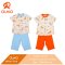 Auka ชุดเสื้อแขนสั้น คู่ กางเกงขายาว เด็ก 6 -24 เดือน Auka Funny Dargon (Basic)