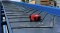 สายพานลำเลียง(CONVEYOR) รุ่นงานหนัก ยาว 11 เมตร / หน้าสายพานแบบเรียบ 50 cm / ปลายสูงต่ำปรับได้ 280~350 cm / เกียร์ต้นกำลัง 15 HP 380V