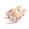 Micco Floral Charm Heeled Mules  Model 2811-6