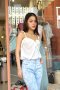 เสื้อสายเดี่ยวสีขาว Odile A14BL04WH