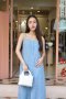 เดรสยีนส์สายเดี่ยว Odile รุ่น S20DR25JE