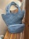 Minicube Woven Denim Handbags Model B1683-1