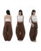 Tivona รุ่น COTTON BARREL PANTS CHOCO