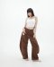 Tivona รุ่น COTTON BARREL PANTS CHOCO