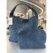 Minicube Woven Denim Handbags Model B1683-1