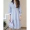 Odile  MiMini dress รุ่น S20BL21BL ( Blue )