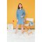 Odile  Denim dress รุ่น S18DR07BL ( สีน้ำเงิน )