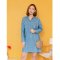 Odile  Denim dress รุ่น S18DR07BL ( สีน้ำเงิน )