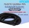 ท่อกระดูกงู ท่อร้อยสายไฟ สีดำ PLASTIC FLEXIBLE PIPE ( ขนาด รู 12 มิล รอบนอก 15.8 มิล ) แบบผ่า เกรดทั่วไป