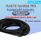 ท่อกระดูกงู ท่อร้อยสายไฟ สีดำ PLASTIC FLEXIBLE PIPE ( ขนาด รู 12 มิล รอบนอก 15.28 มิล ) แบบไม่ผ่า เกรดทั่วไป