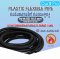 ท่อกระดูกงู ท่อร้อยสายไฟ สีดำ PLASTIC FLEXIBLE PIPE ( ขนาด รู 14.3 มิล รอบนอก 18.5 มิล ) แบบผ่า เกรดไม่ลามไฟ