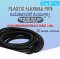 ท่อกระดูกงู ท่อร้อยสายไฟ สีดำ PLASTIC FLEXIBLE PIPE ( ขนาด รู 14.3 มิล รอบนอก 18.5 มิล ) แบบไม่ผ่า เกรดทั่วไป