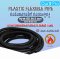 ท่อกระดูกงู ท่อร้อยสายไฟ สีดำ PLASTIC FLEXIBLE PIPE ( ขนาด รู 23 มิล รอบนอก 28.5 มิล ) แบบผ่า เกรดไม่ลามไฟ