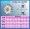 MF105ZZ ตลับลูกปืนหน้าแปลน ( FLANGED BALL BEARINGS ) 5x10x4 mm