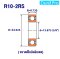 R10-2RS ตลับลูกปืนเม็ดกลมขนาดเล็ก ( Miniature ball bearings ) 15.875x34.925x8.730 mm