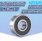 R6-2RS ตลับลูกปืนเม็ดกลมขนาดเล็ก ( Miniature ball bearings ) 9.525x22.225x7.142 mm