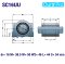 SC16UU ลิเนียร์แบริ่งสไลด์ ( LINEAR BALL BUSHING ) สำหรับเพลาขนาด 16 mm