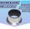 บุช FDU BUSH MB1510-23FDU บุชโลหะ มีปีกผ่า เคลือบเทฟล่อน Bearing Bushing (อะไหล่รถ KUBOTA) บูชคูโบต้า