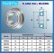 F6702ZZ ตลับลูกปืนหน้าแปลน ( FLANGED BALL BEARINGS ) 15x21x4 mm