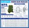 เกียร์ทดรอบ WPA40 แบบเกียร์หนอน (Worm Gear Reducer) อัตราทด 1:10 เพลาเข้า 12 มม. เพลาออก 14 มม.