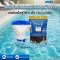 ชุด ทุ่นลอยคลอรีน รุ่น ฟ้าขาว คลอรีนเม็ดฟู่ (90%) ขนาดเม็ด 15g ถุง 500g | Hydrolized ไฮโดรไลซ์