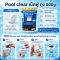 Pool Clear คลอรีนเม็ดฟู่ 90% เม็ด 15g ถุง 500g | Hydrolized ไฮโดรไลซ์